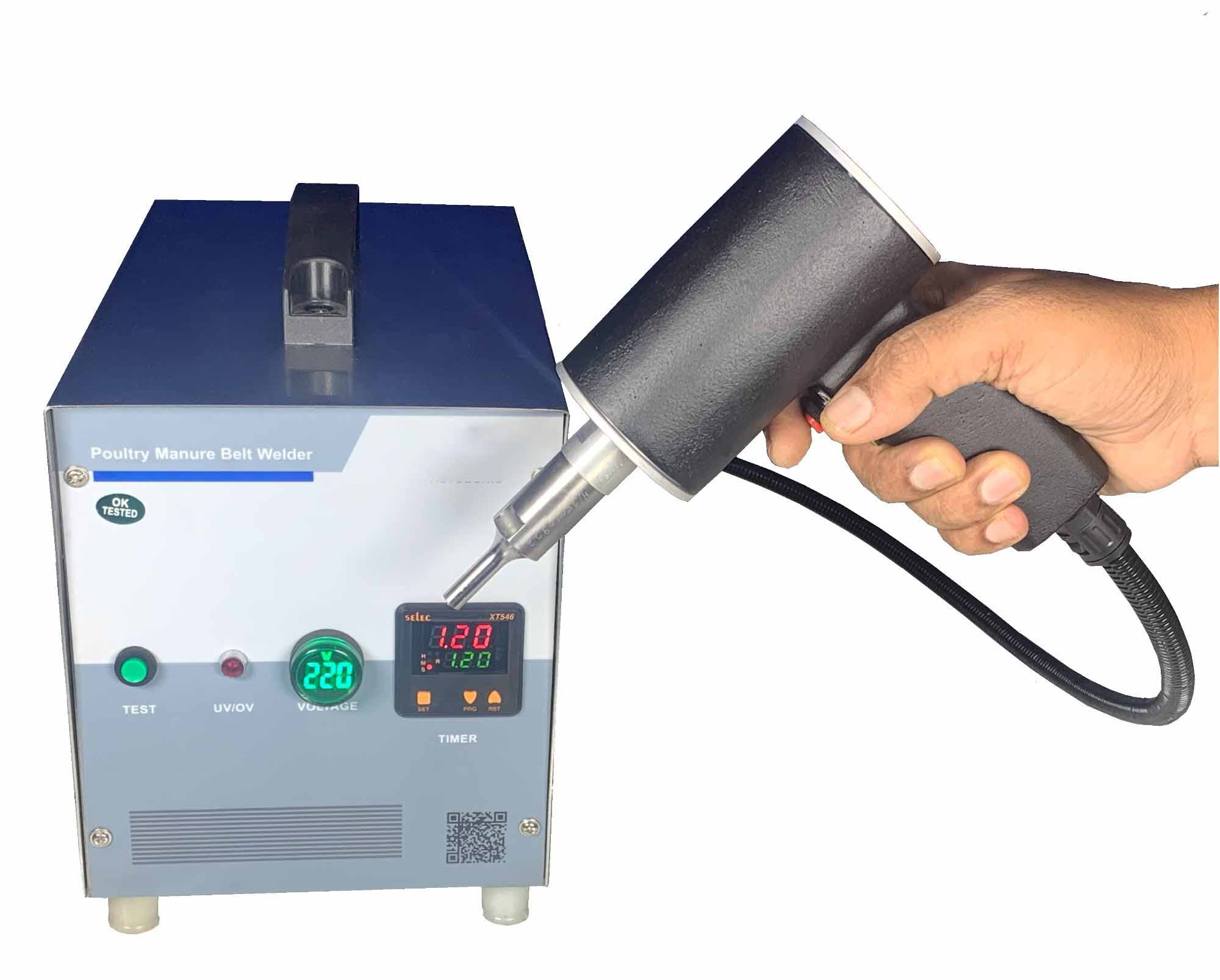 Ultrasonic Poultry Manure Belt Joint Machine